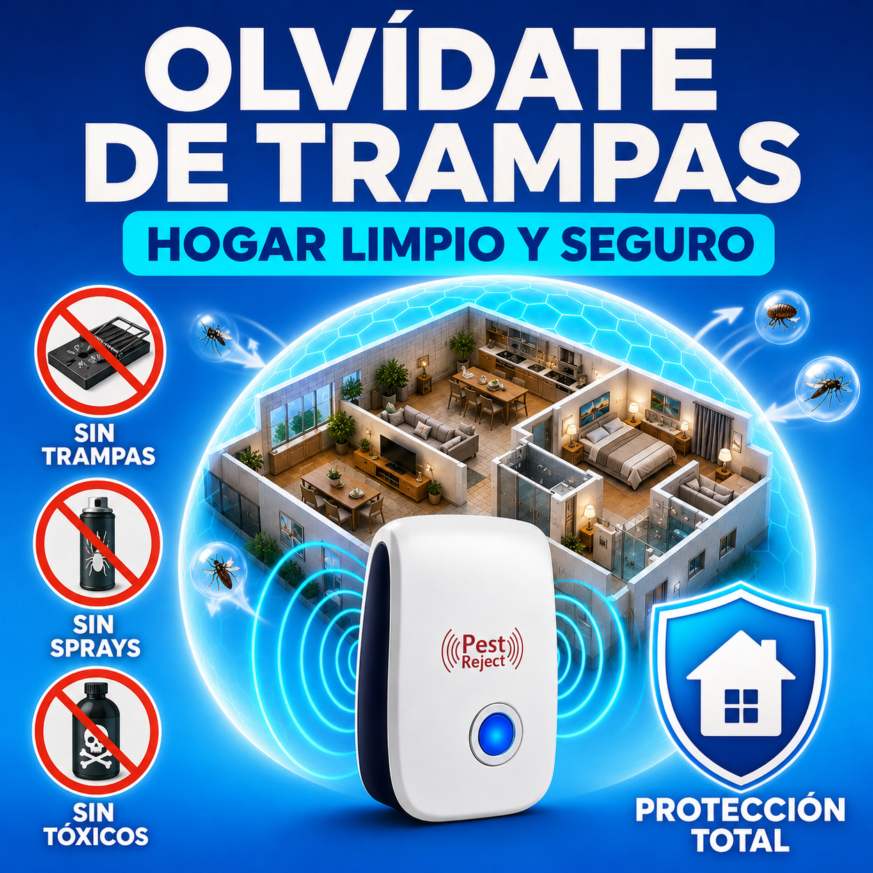 Repelente Ultrasónico PestReject® (2x1)