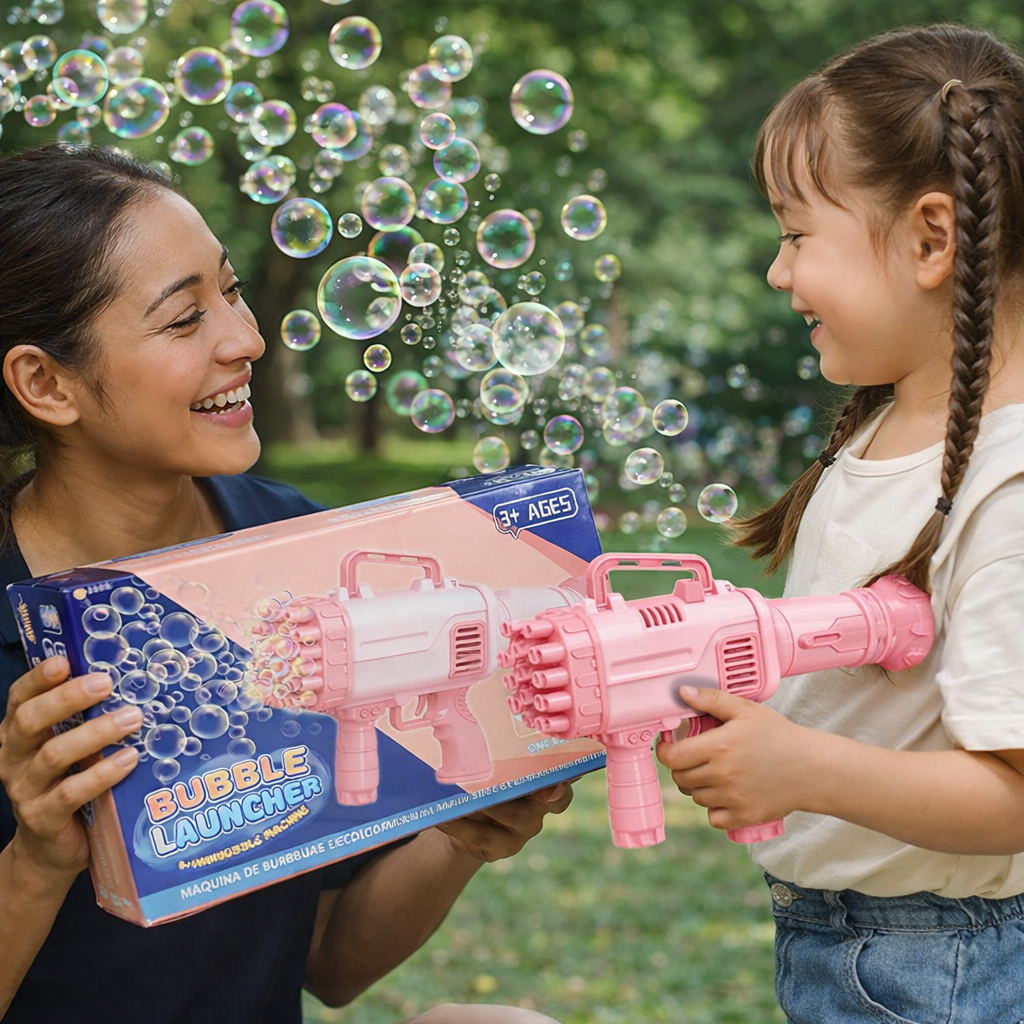 Pistola de burbujas Kidsy® azul