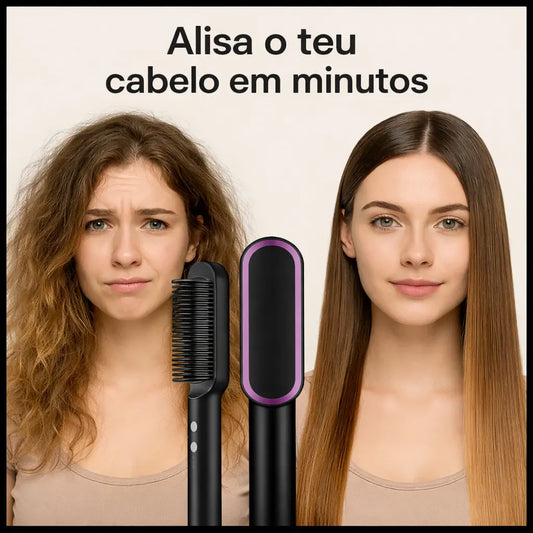 LissBrush™ Pro 💎 Escova Alisadora Instantânea