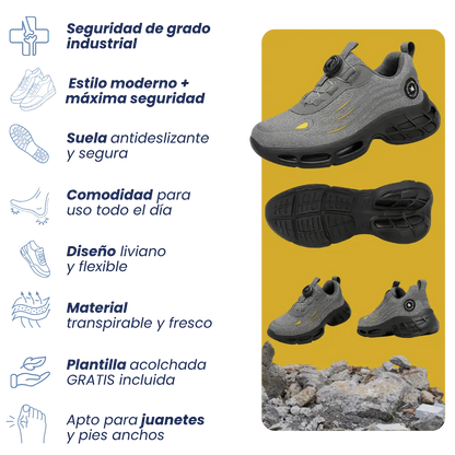 Tenis de Seguridad Ultraligeros SafeStep